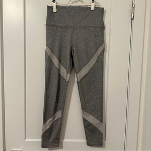Aerie Gray Leggings With Mesh Cutouts Size Medium Women’s